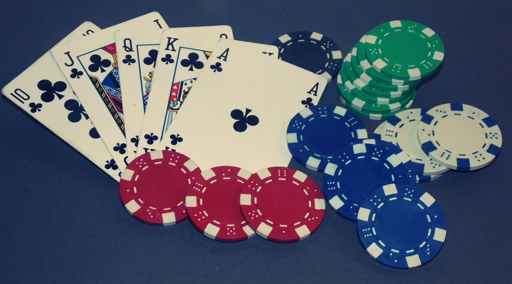 poker chips cards
